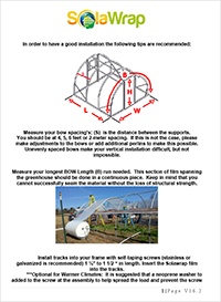 The Solawrap installation