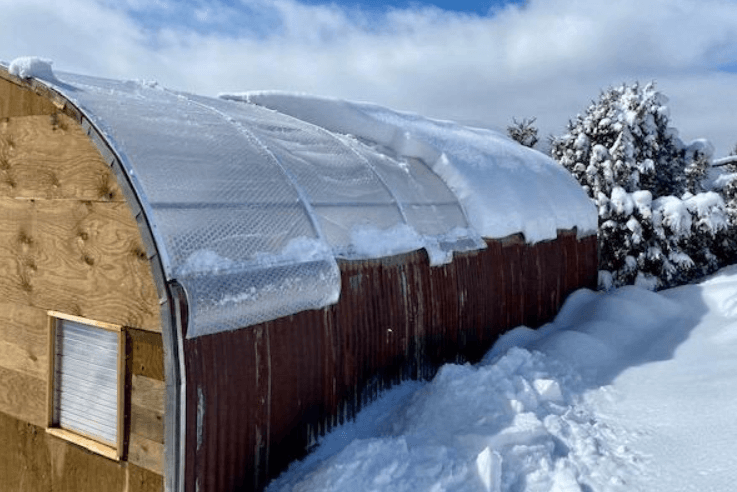 The Greenhouse with a 120 pound per square foot snow rating  Ask us for a free sample  760 597 9298