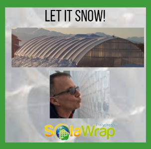 Close-up of SolaWrap’s durable, UV-resistant structure designed for extreme weather and long-term greenhouse protection. 760 597 9298