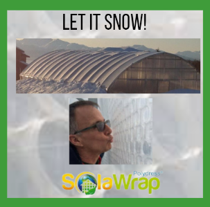 SolaWrap handles 120 lbs of snow per sq ft